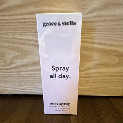 grace & stella Rose Spray Hydrating Rose Facial Spray, Rose Scent