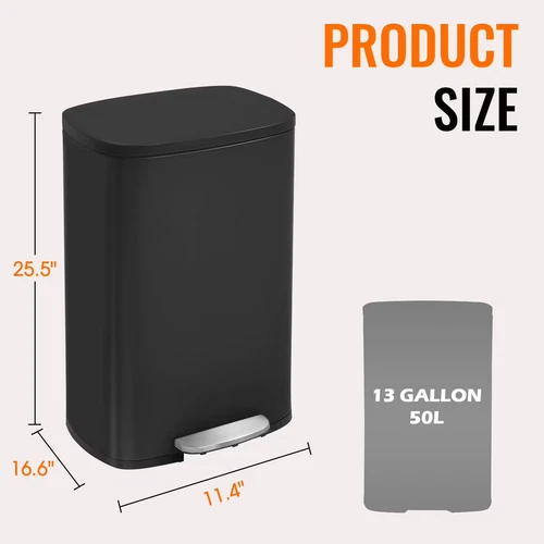 FDW Step Kitchen Trash Can - Thumbnail 5