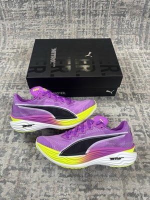 Größe 7 - Puma Deviate Nitro Elite 3 Running weiß lila Turnschuhe 309809-04