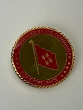 ISAF International Security Assistance Force Four Star Commander Challenge Coin