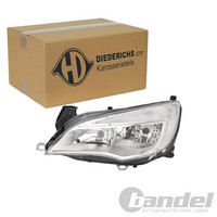 Diederichs Halogen Scheinwerfer Mit Lwr-Motor TFL Links FüR Opel Astra | 1807281