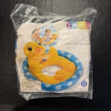 Intex See-Me-Sit Duck Pool Float Rider Ages 3 4 Yrs 28x23 Inch Inflatable Swim