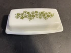 Vintage Pyrex Corning Corelle Crazy Daisy Butter Dish