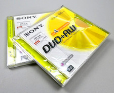 Sony DVD+RW 2 Pack 4.7GB/120min 1x-4x Compatible ReWritable Media - New 1x-4x
