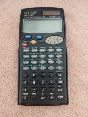 Citizen SRP-285II Scientific Calculator 2Power Tested works