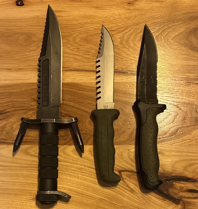 Buck Buckmaster 184 black oxide. Buck 655 nighthawk. Buck 639