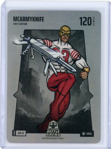2025 Bo Jackson Battle Arena Steel 120 MCARMYKNIFE #SBF-19 First Edition!