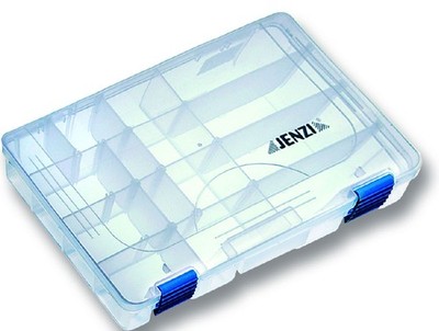Jenzi Kunststoffbox Transparent 27,5x18x4,2cm Aufbewahrungsbox Kunstköder
