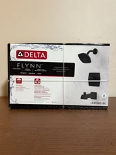 Delta Flynn Tub & Shower Faucet Set Matte Black Finish Includes Trim Kit 144768C