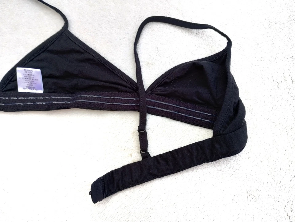 Sujetador ajustable Helmut Lang negro bralette para mujer talla XS/Petite Antideslizante Foto 4 de 4