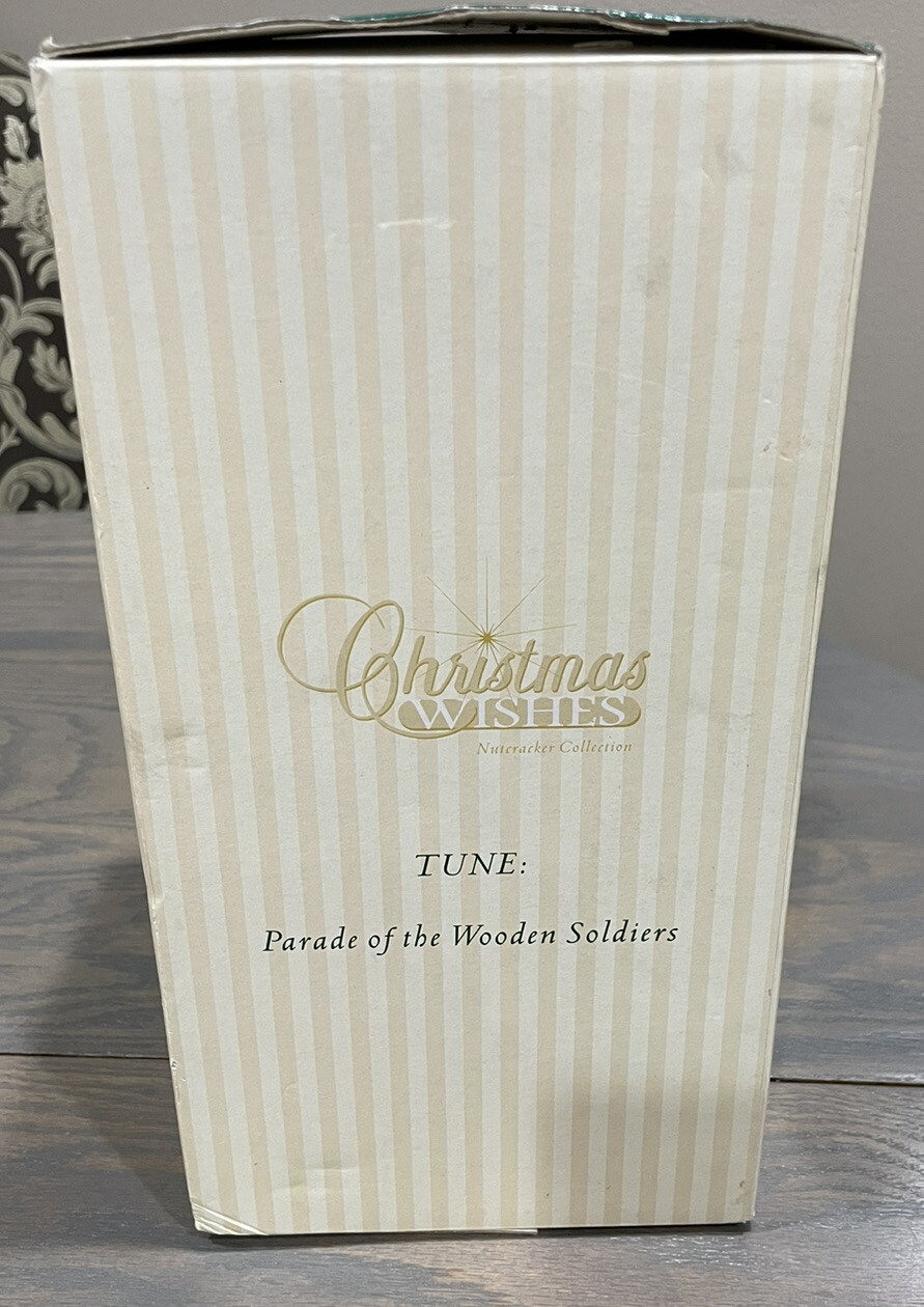 Roman, Inc. Christmas Wishes Musical Nutcracker 10" Boxed eBay