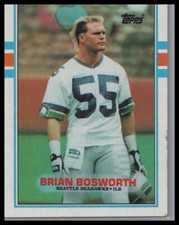 Brian Bosworth Topps 1989 Topps Seattle Seahawks #192