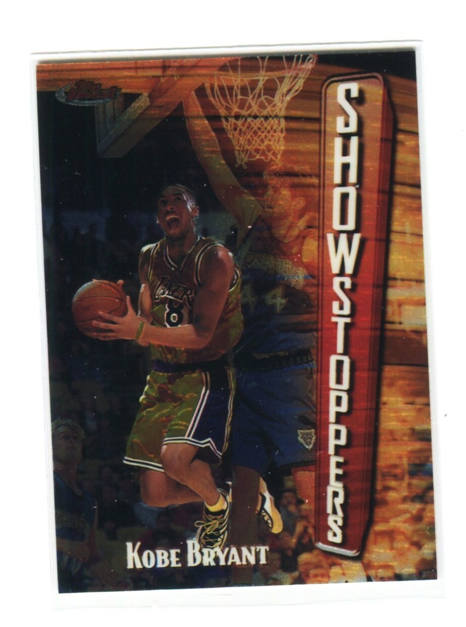1997-98 Finest Kobe Bryant Card #262, Los Angeles Lakers, 2nd Year Card