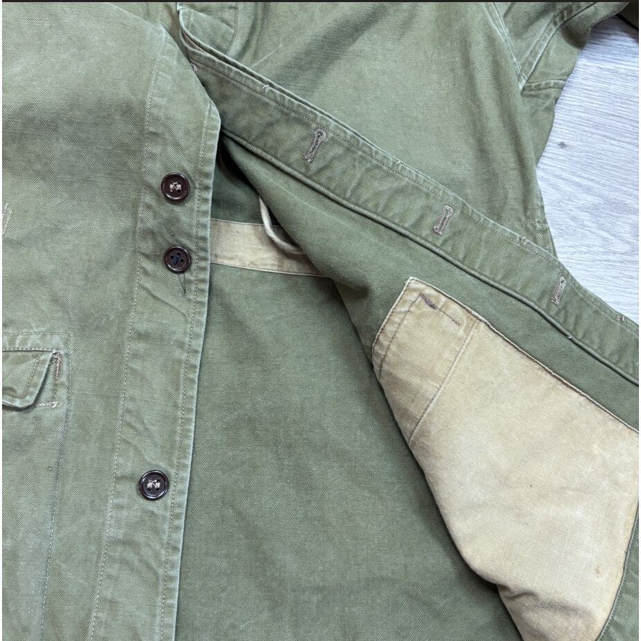 Vintage 50s French M47 Army Military Field Jacket Men's 4C Vintage 50s French M47 Army Military Field Jacket Men's 4C
