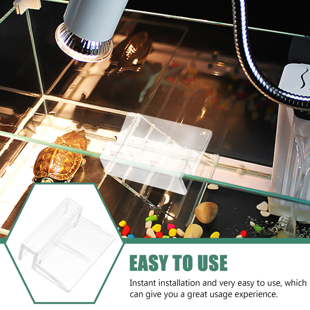 10 Pcs Fish Tank Lid Clamps Aquarium Glass Cover Clip Bracket eBay