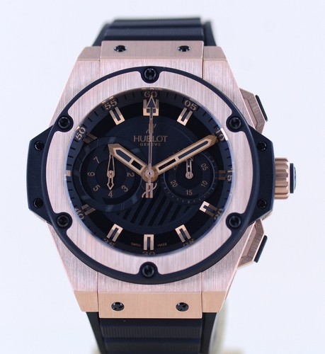 Orologio Hublot Big Bang King Power Foudroyante Cronografo 48mm All Black B+P - Foto 3 di 18