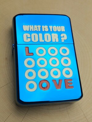 STAR PREMIUM LIGHTER w/ HIGH POLISHED BLUE CHROME - WHAT IS YOUR COLOR #K016