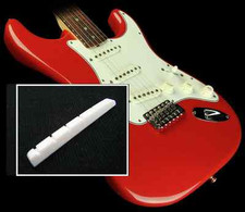 MusicianAtHeart Slotted BONE NUT for FENDER SQUIER Strat Tele Guitar Real Bone