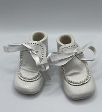 New Cuquito Christening Party Baby Shoes Booties Diamanté Leather 9m 10m 11m 19