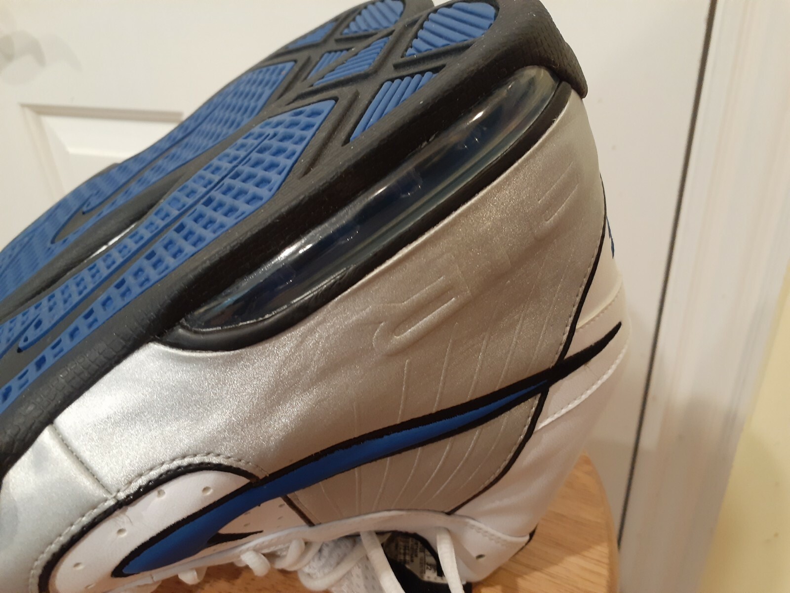 Rare Nike Air Max Full Court Mens Size 14 White Blue Mid Top 417792-105 image 10