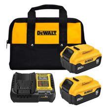 New Dewalt DCB205-2CK 20V MAX 5.0 Ah Battery Starter Kit w/ Charger  Bag 2025