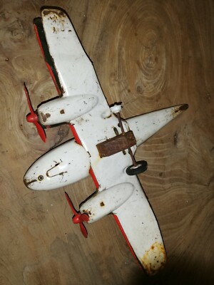 ANCIEN VINTAGE JEUX, jouet avion en tôle Joustra F.R Rarrly filoguidé EUR 30,00 - PicClick FR