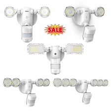SANSI Motion Sensor LED Security Light Outdoor Floodlight Night Wall Mount Wired
