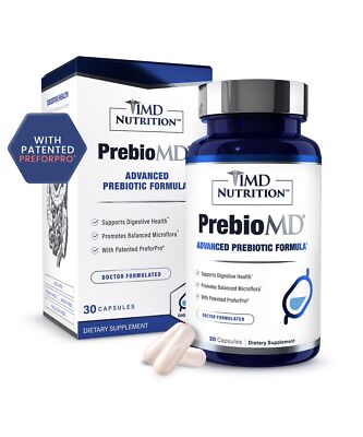 1MD Nutrition PreBioMD - Prebiotic with PreforPro  | Support Healthy Digestio...