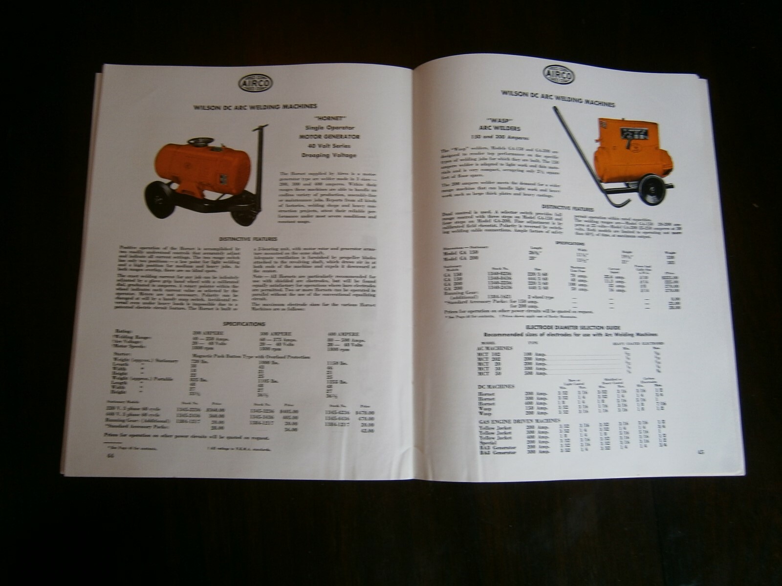 Airco Gas & Arc Welding Supplies Catalog 1946 eBay