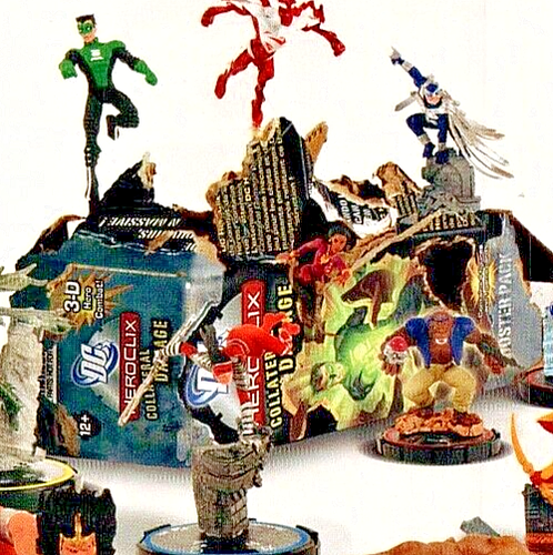 DC HeroClix Collateral Damage Miniatures 2006 Print Ad/Poster/Promo | eBay UK