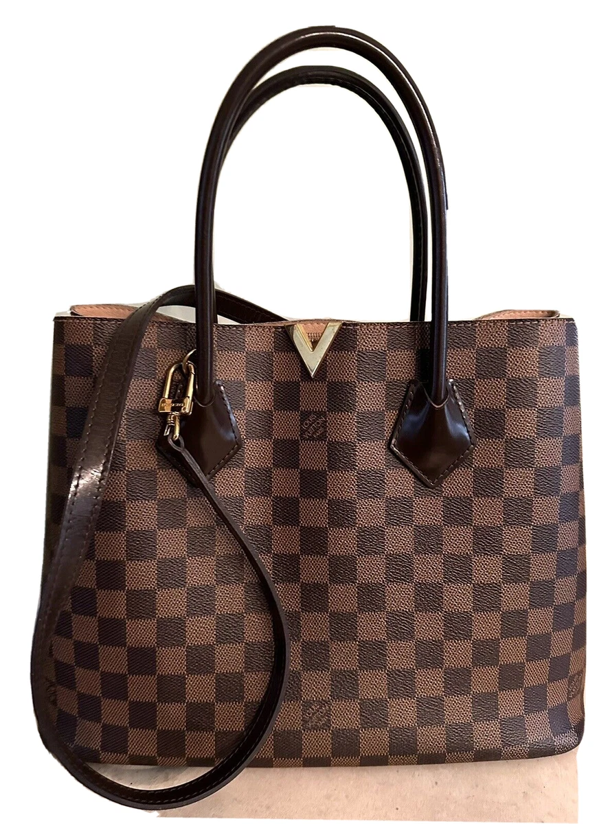 Louis Vuitton, Bags, Louis Vuitton Kensington Damier Ebene V Tote Hand  Bag