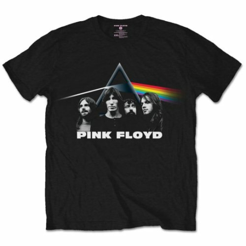 Pink Floyd - Dsotm Band & Prism T-Shirt Unisex Tg. XL ROCK OFF