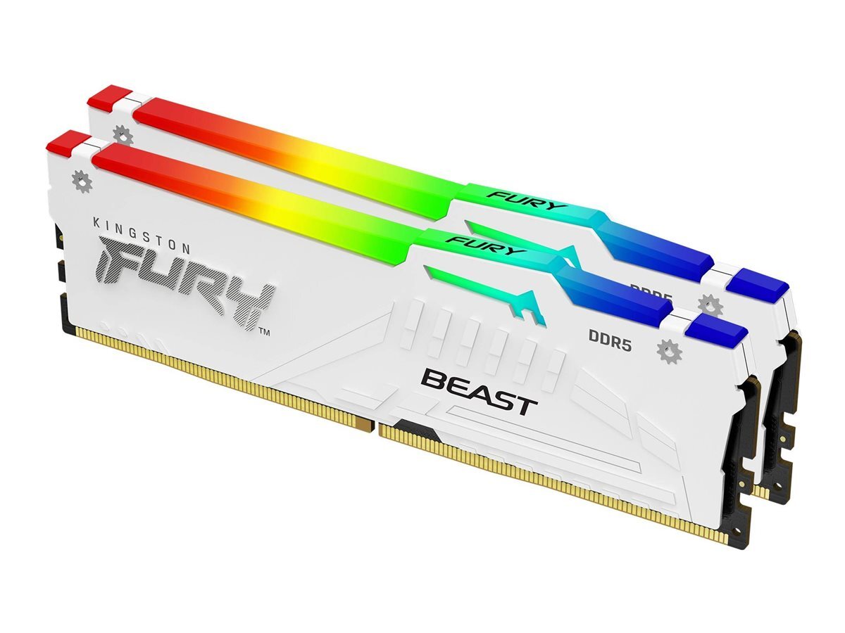 Kingston FURY Beast RGB DDR4 kit 64 GB: 2 x 32 GB DIMM KF564C32BWEAK2-64