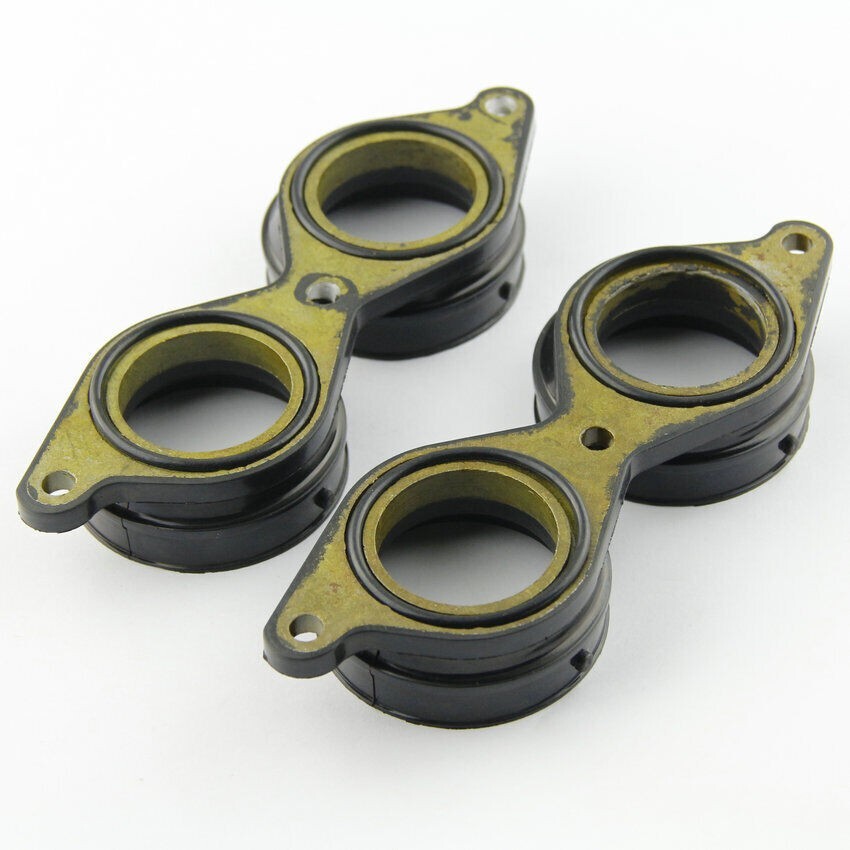 Carb Carburetor Intake Flange Boot Set For Honda CBR600RR CBR600RRA
