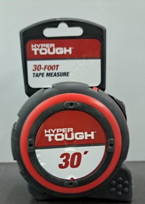 NEW Hyper Tough 30 Foot Tape Measure 