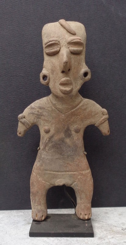 Pre-Columbian Period JALISCO Mesoamerica WOMAN ancient MEXICAN 300BC 8 1/8 high