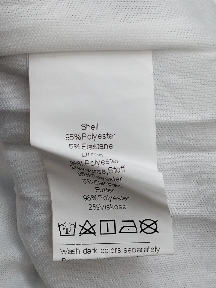 Vestido de cóctel Grace Karin para mujer XL lentejuelas blanco fuera del hombro para ocasión de fiesta Foto 4 de 4