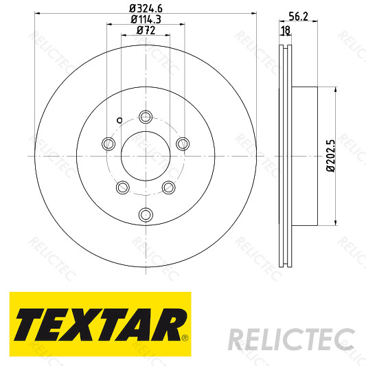 Rear Brake Disc Mazda:CX-9,CX-7 L23226251B L23226251C TD1126251 | eBay