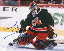 Marc Denis   Autographed 8x10 photo Columbus Blue Jackets Free Shipping   #S2810