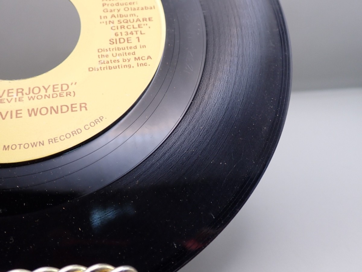 45 rpm Vintage 7” Vinyl Single Hit Record Stevie Wonder