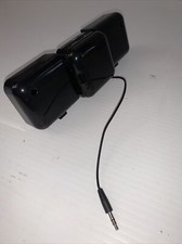 Black 6V Portable Laptop/PC/Tablet Speaker, working