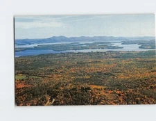 Postcard Aerial View Castle in the Clouds Lake Winnipesaukee Belknap Mountain