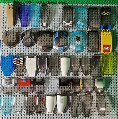 Lego Windscreen 92579/46413/21849/35383/30372 Choose Design/Colour  FREE P&P UK