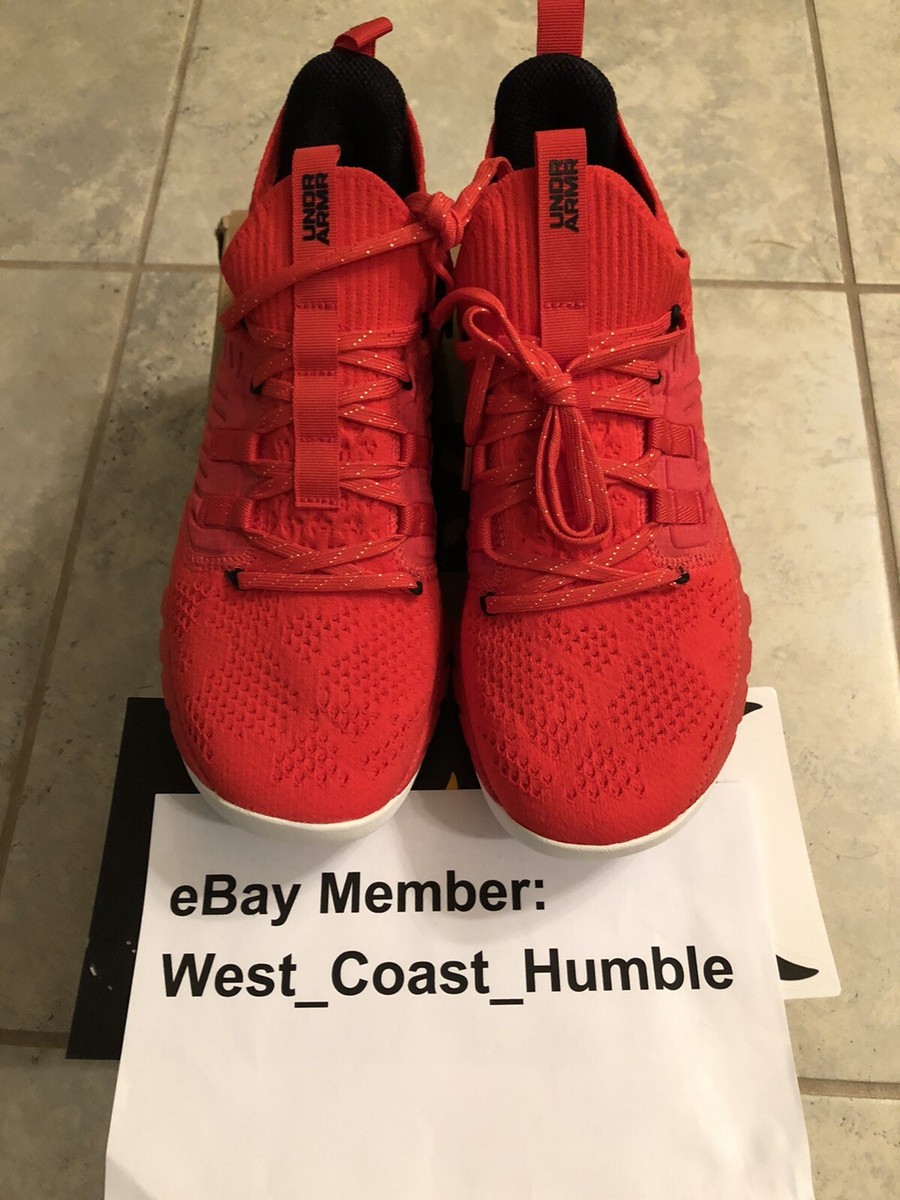 Men's Under Armour Project Rock Shoes CNY SZ COLOR: RED