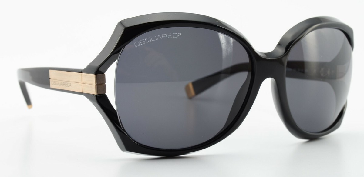 Dsquared2 Sunglasses Dq 0038 01A 59-16 125 Oversize Black