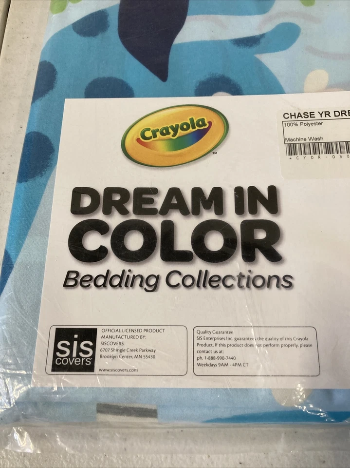 Crayola Dream In Color Chase YR Dream 50x84” Rod PKT Panel Curtain Lot 2 Panels - Image 3 of 4