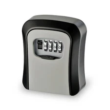 Key Safe Lock Box Combination Wall Mount 4 Digit Security Storage Case Organizer
