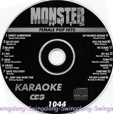 FEMALE POP MONSTER HITS 1044 KARAOKE CD G Jewel,Britney Spears,Sheryl Crow NEW