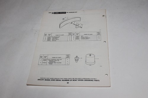 1970 Evinrude Accessories Parts Catalog #4654 #279279 - Picture 6 of 8