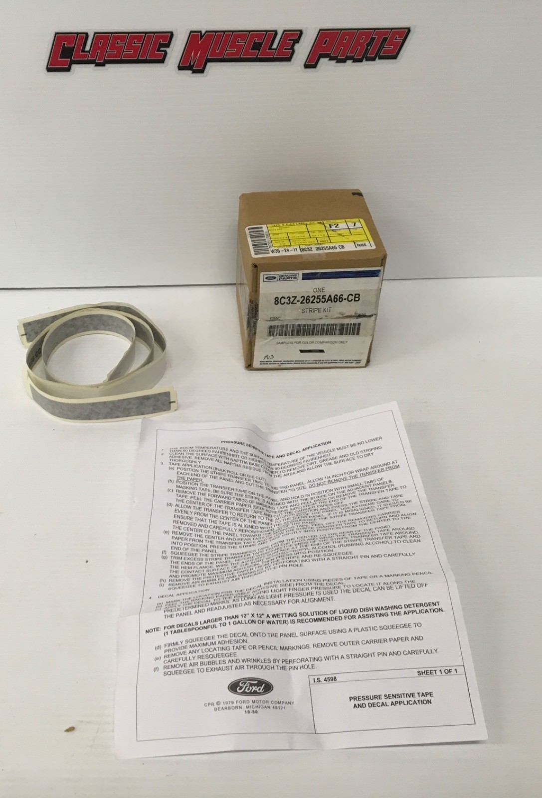 NOS 08 09 10 Ford F-250 Super Duty Right Side Striping Kit 8C3Z 